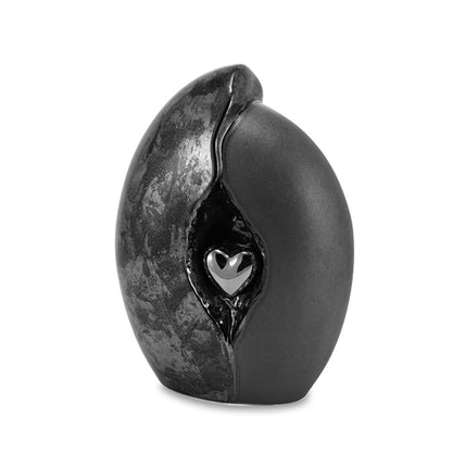 Kindred Heart Black Cremation Urn - Large