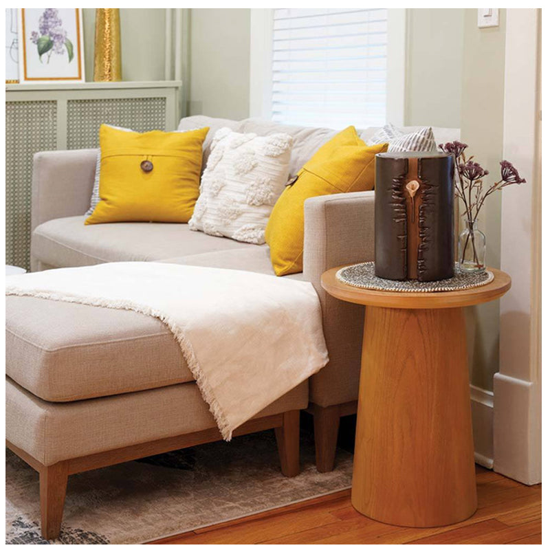 Lily Column Taupe, Full Size Urn
