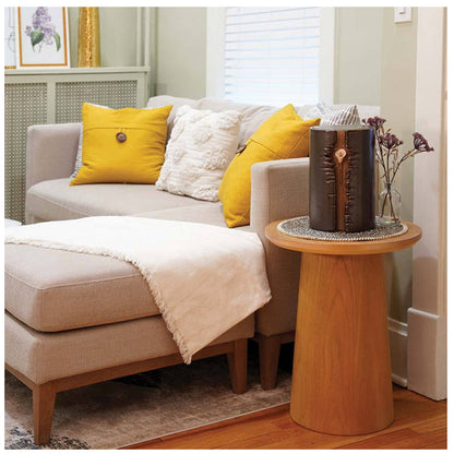 Lily Column Taupe, Full Size Urn