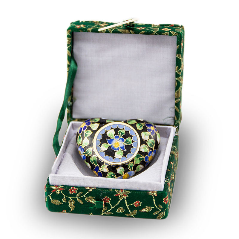 Morning Glory Cremation Keepsake - Cloisonné