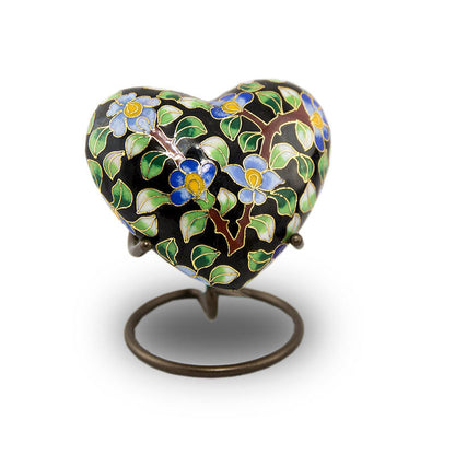 Morning Glory Cremation Keepsake - Cloisonné
