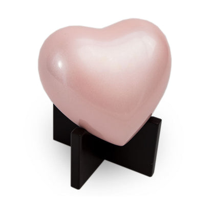 Arielle Heart Urn Pearl Pink