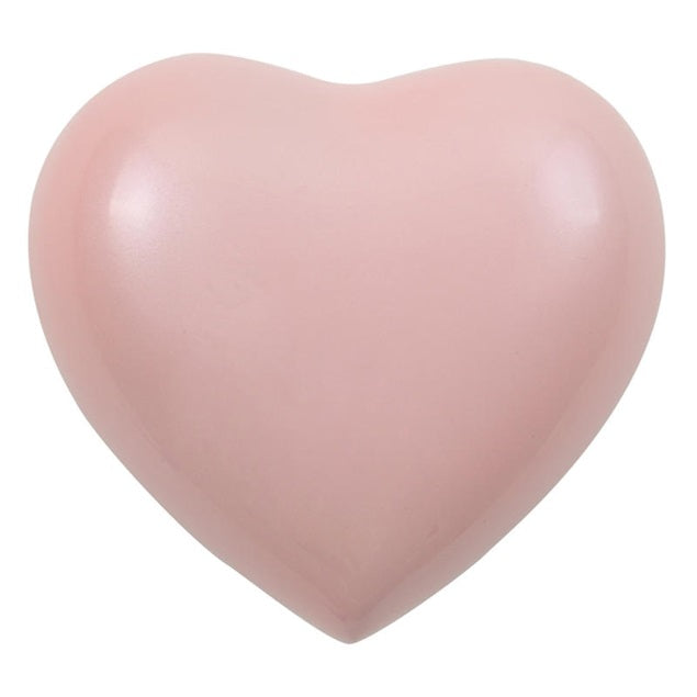 Arielle Heart Urn Pearl Pink