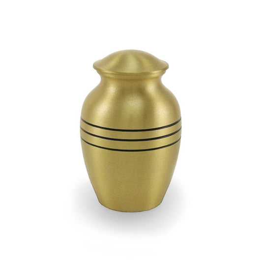 Classic Bronze Cremation Urn - Extra Small  40 cubic inches