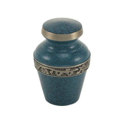 Avalon Evening Blue Cremation Urn - Keepsake