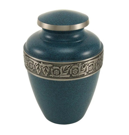 Avalon Evening Blue Cremation Urn - 200 cubic inches
