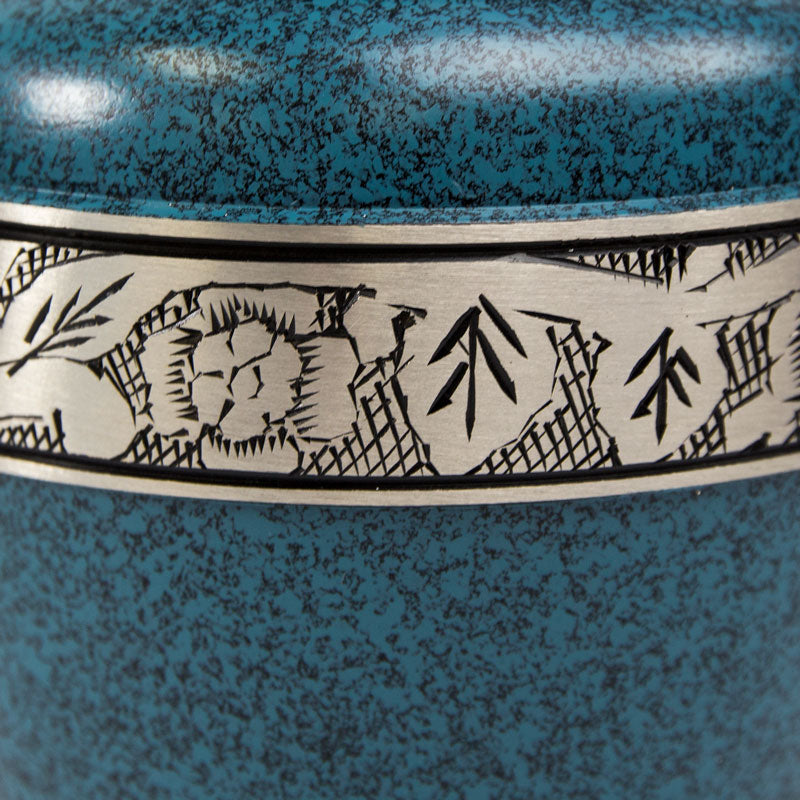 Avalon Evening Blue Cremation Urn - 45 cubic inches