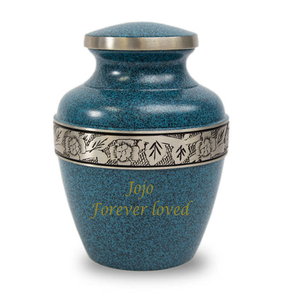 Evening Blue Avalon Cremation Urn - Small