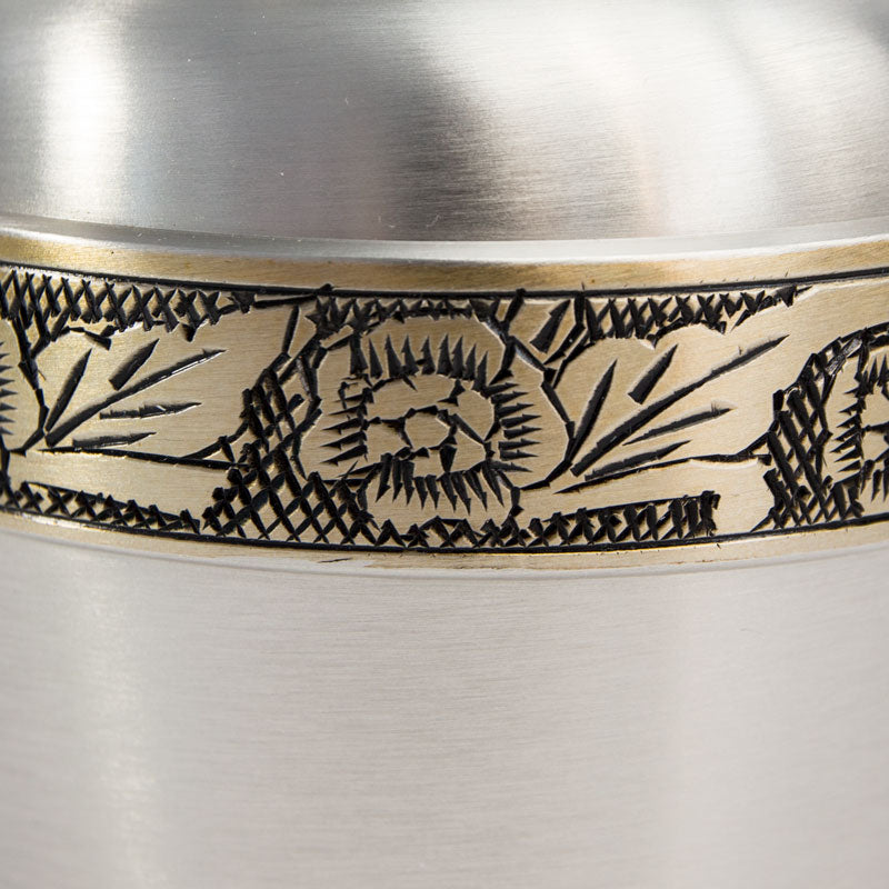 Avalon Pewter Cremation Urn - 45 cubic inches