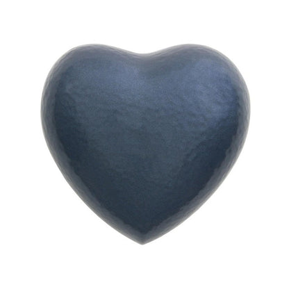 Blue Legacy Metallics Heart Keepsake Urn