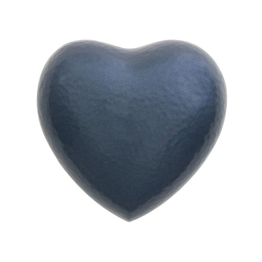 Blue Legacy Metallics Heart Keepsake Urn