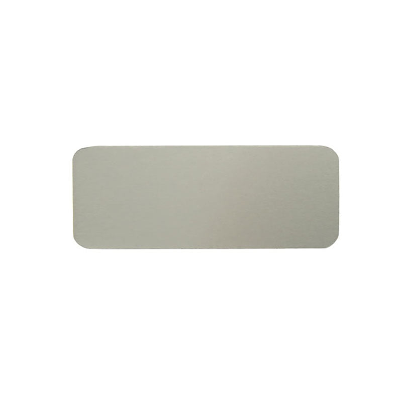 Small Metal Plate Pewter Finish