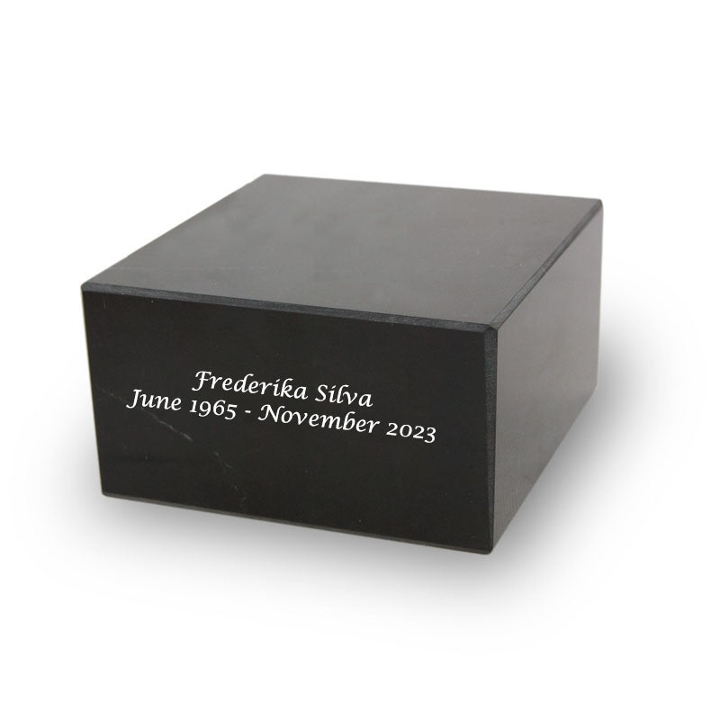 Medium Genuine Marble Base with Engraving