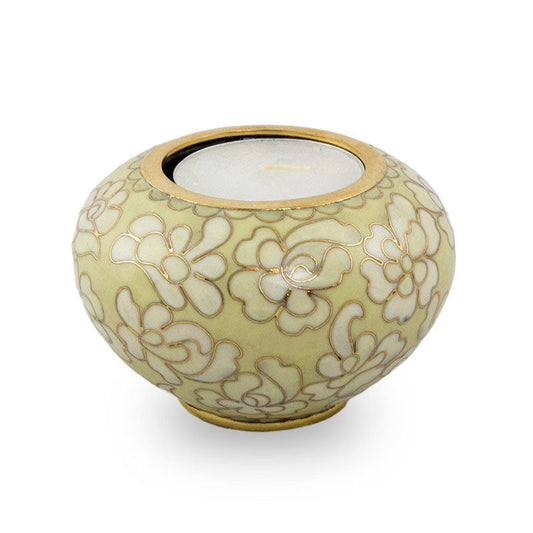 Opal Cloisonné Candle Holder Keepsake
