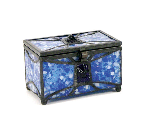 Sapphire Cremation Keepsake Box
