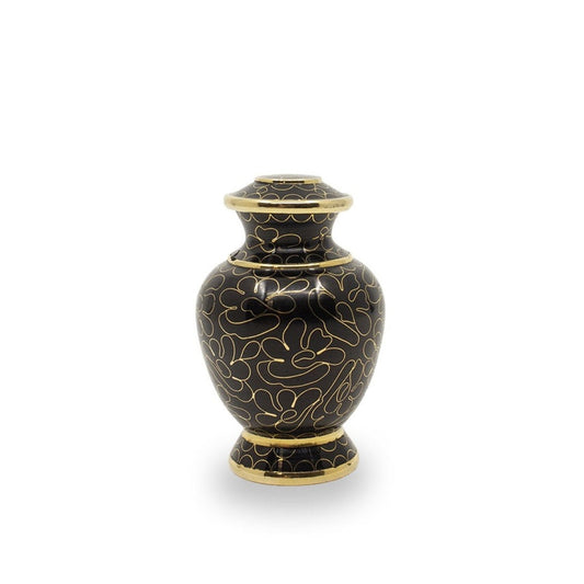 Onyx Cloisonné Cremation Urn Keepsake