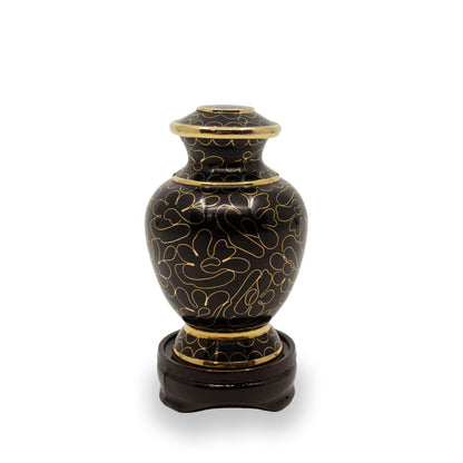 Onyx Cloisonné Cremation Urn Keepsake