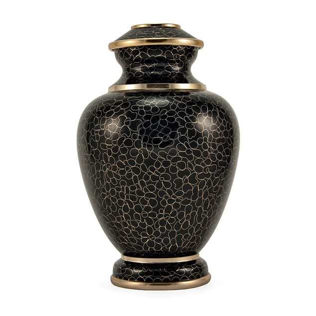 Onyx Cloisonné Cremation Urn