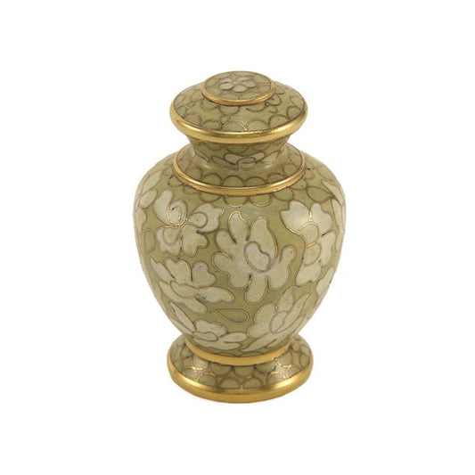 Opal Cloisonné Cremation Urn - Keepsake