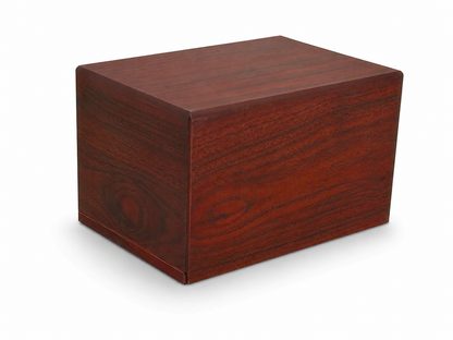 Adoration Cremation Urn Box, 200 cubic inch - Cherry