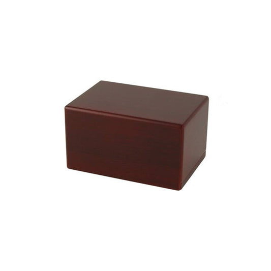 Adoration Cremation Urn Box, 45 cubic inch - Cherry