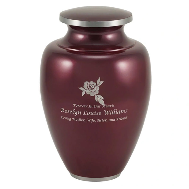 Camden Garnet, Extra Large Cremation Urn