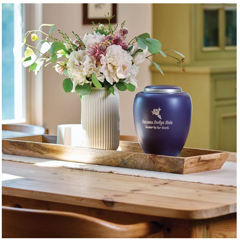Emerson Amethyst Cremation Urn
