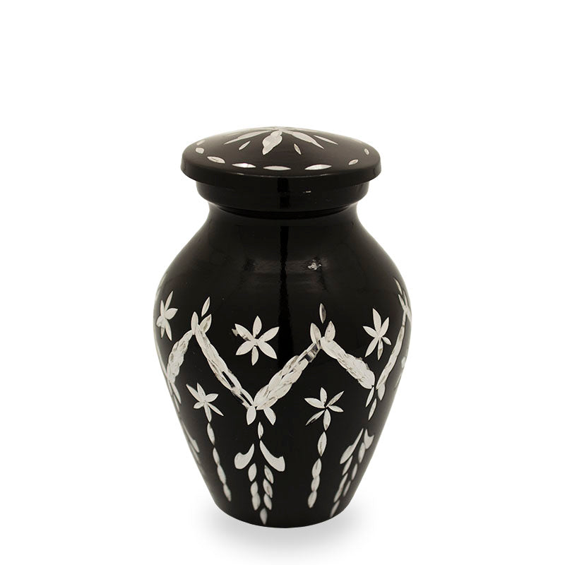 Garland Drop Cremation Keepsake - Black