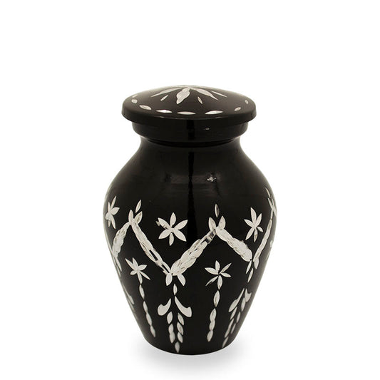Garland Drop Cremation Keepsake - Black