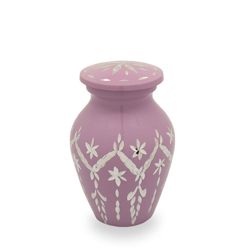 Garland Drop Cremation Keepsake - Purple