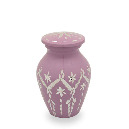 Garland Drop Cremation Keepsake - Purple
