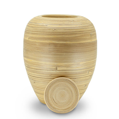 Biodegradable Bamboo Cremation Urn - 183 cubic inches