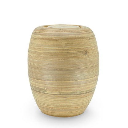 Biodegradable Bamboo Cremation Urn - 134 cubic inches