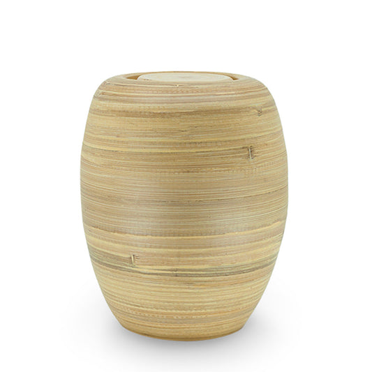 Biodegradable Bamboo Cremation Urn - 134 cubic inches