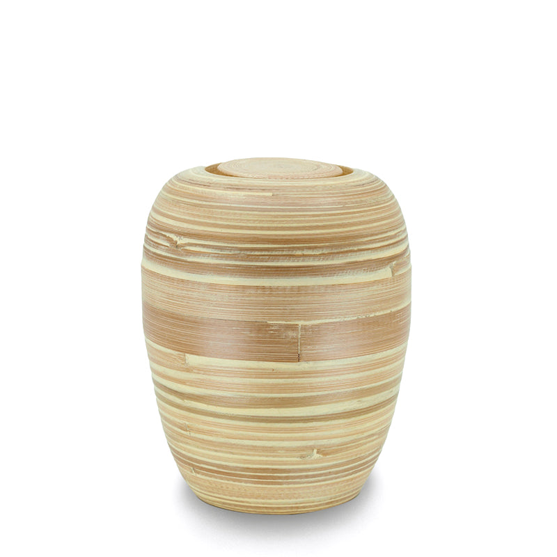 Biodegradable Bamboo Cremation Urn - 85 cubic inches