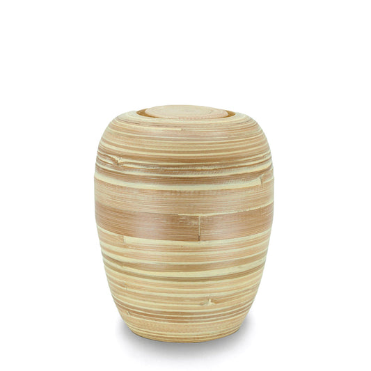 Biodegradable Bamboo Cremation Urn - 85 cubic inches