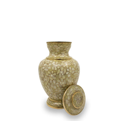Opal Cloisonné Cremation Urn - Small