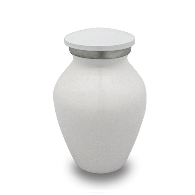 Ice White Cremation Keepsake Urn