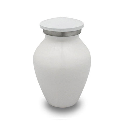 Ice White Cremation Keepsake Urn