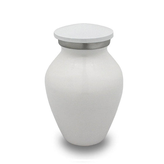 Ice White Cremation Keepsake Urn
