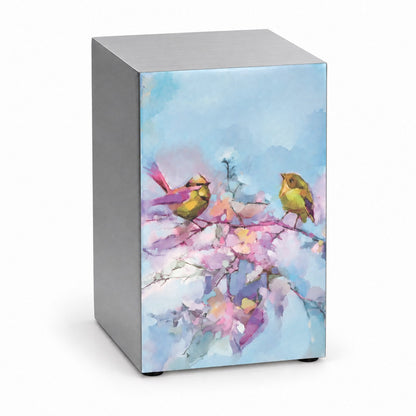 Soulful Songbirds Cremation Urn, Pewter - 200 cubic inches