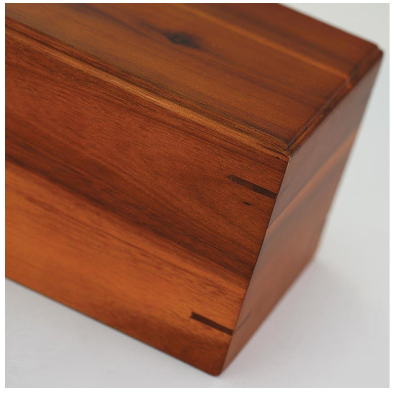 Acacia Wood Box Urn - 200 cubic inches