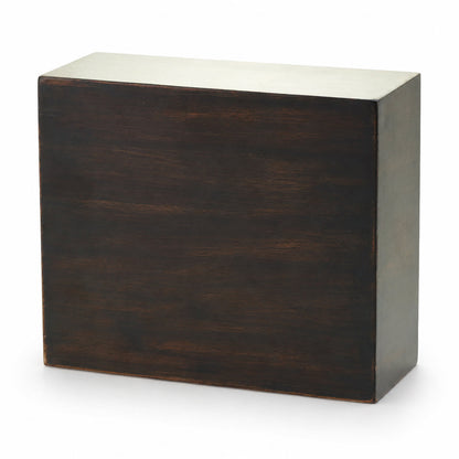 Modern Essentials Sable Wood Cremation Urn - 200 cubic inches