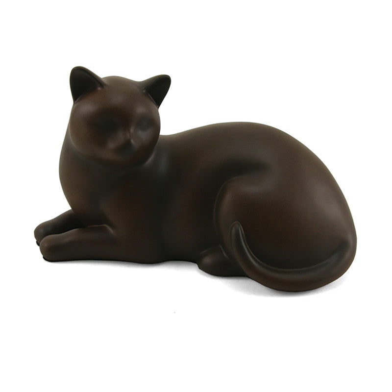 Cozy Cat Cremation Urn - Tabby