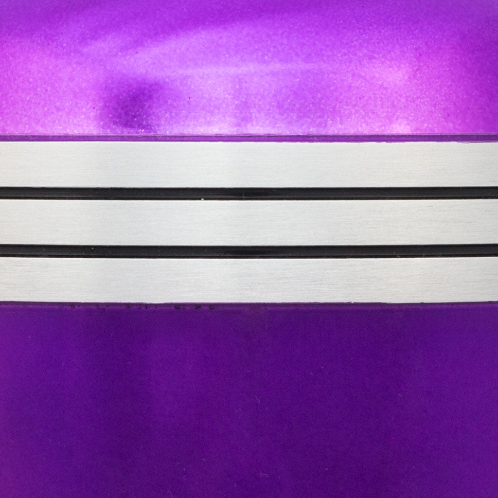 Dark Purple Banded Cremation Urn