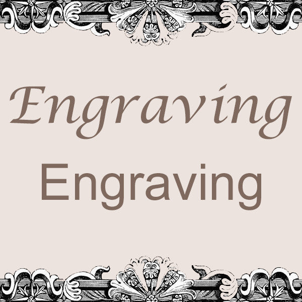 Engraving Included