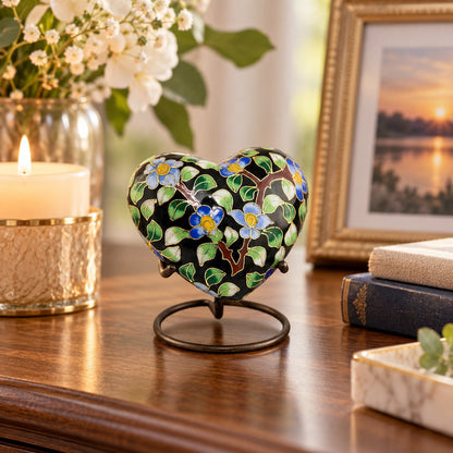Morning Glory Cremation Keepsake - Cloisonné
