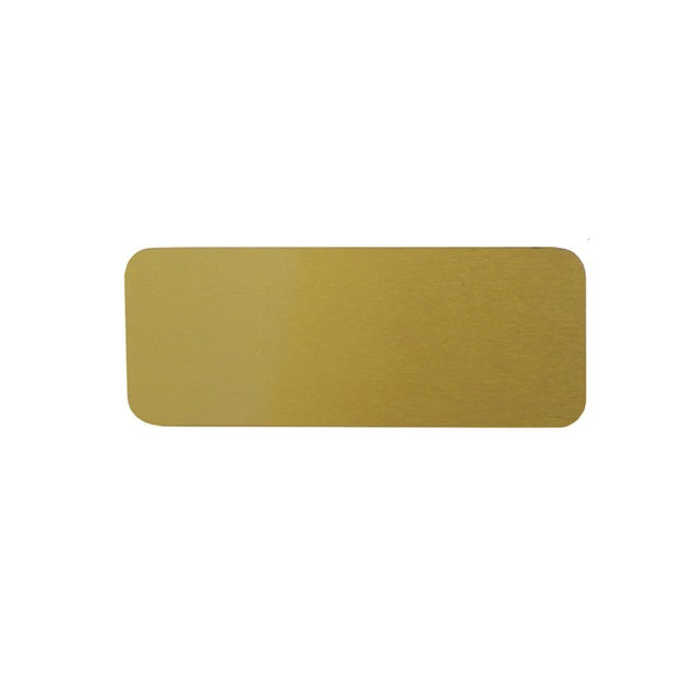 Small Metal Plate Bronze Finish