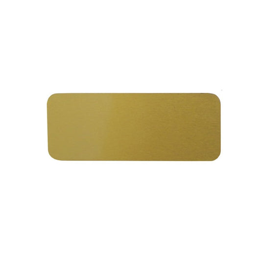 Small Metal Plate Bronze Finish