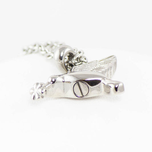 Hummingbird Cremation Necklace - Stainless Steel
